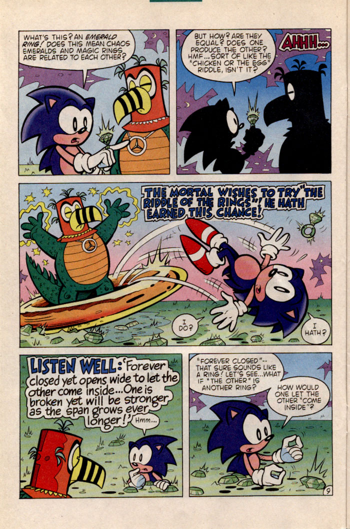 Sonic - Archie Adventure Series June 1996 Page 9
